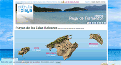 Desktop Screenshot of disfrutalaplaya.com